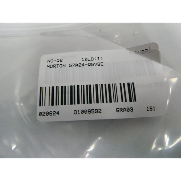 Norton Co 1-1/4IN 10IN 1-1/2IN GRINDING WHEEL - 57A24-Q5VBE