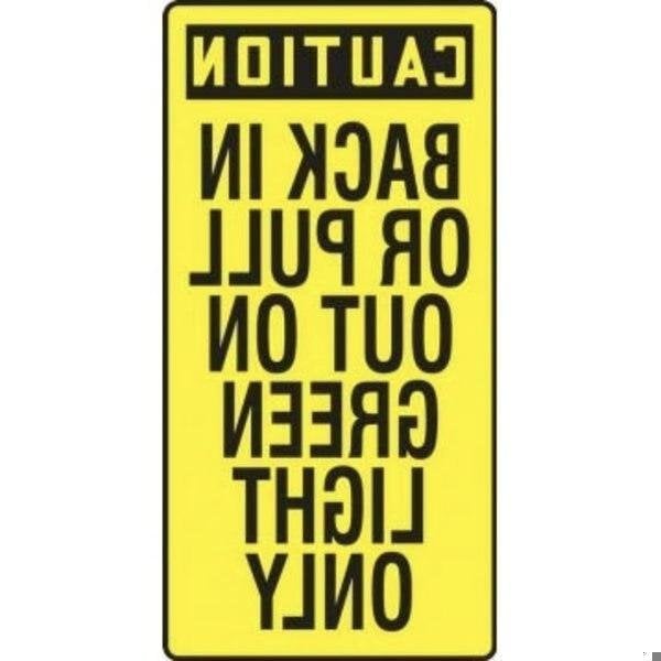 Accuform OSHA CAUTION Safety Sign BACK IN OR MVHR666VA - MVHR666VA