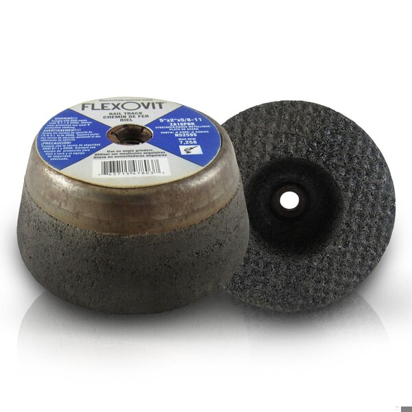Flexovit RESIN CUPSTONES SPECIALIST 5 in X2 in X5/8-11 - N5259S