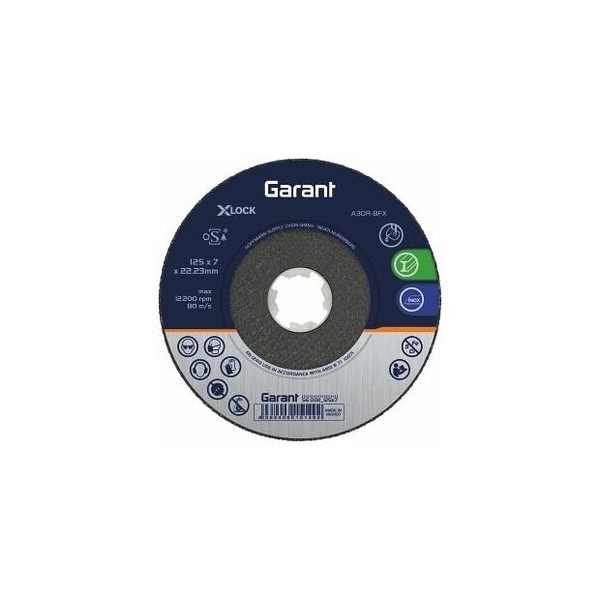 Garant X-LOCK Rough Grinding Disc, Dia: 125 mm - 560011 125X7