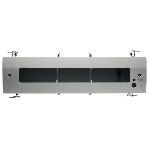 Nuvo Red Clear Edge Lit LED Exit Sign, 3.14 Watts, Single Face, 120V/277 Volts, Clear Finish - 67/114
