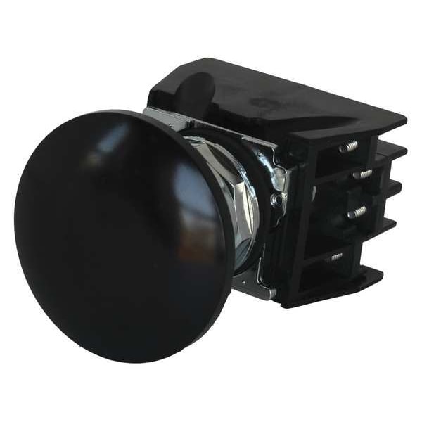 Botón pulsador para ubicaciones peligrosas de Eaton con contactos, 30 mm, 2 NC, 2 NO, Negro - 10250T713B