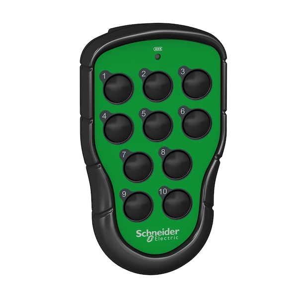 Transmisor Schneider Electric, control remoto de bolsillo Harmony, 10 botones de presión de un solo paso - ZART10