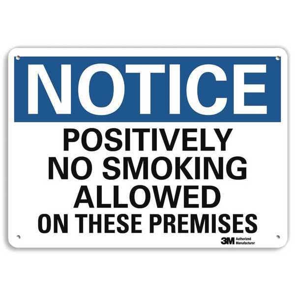 Lyle Notice Sign, 10" H, 14 in W, Horizontal Rectangle, English, U5-1462-RA_14X10 - U5-1462-RA_14X10