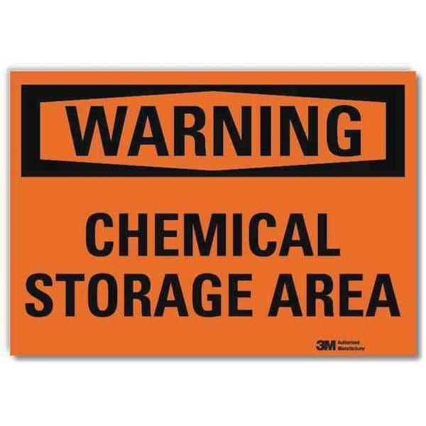 Lyle Warning Sign, 10 in H, 14 in W, Horizontal Rectangle, English, U6-1041-RD_14X10 - U6-1041-RD_14X10