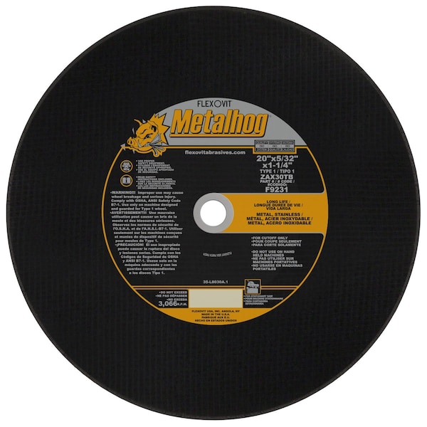 Flexovit REINFORCED CUTOFF WHEEL METALHOG - F9231