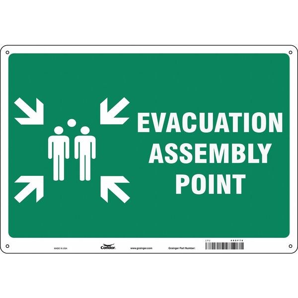 Condor Safety Sign, 20" Wx14" H, 0.032" Thick - 485F78