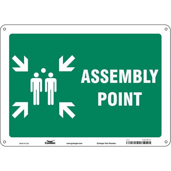Condor Safety Sign, 14" Wx10" H, 0.032" Thick - 485H74