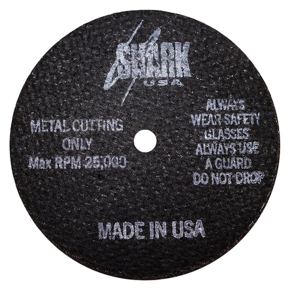 Shark Industries 3" x 1/16" x 1/4" Cut-off Wheels 54 Grit - 100 Pk - 27-100
