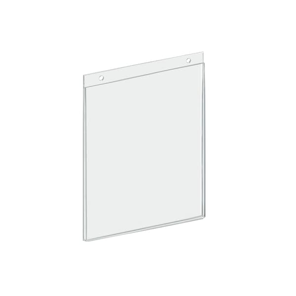 Azar Displays 8"W x 10"H Wall U-Frame w/ Holes, PK10 - 162718