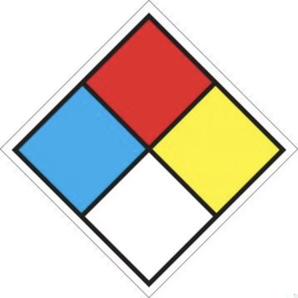 Accuform NFPA SAFETY PLACARD 15 in  DIAMOND 15 in - MBLEV15