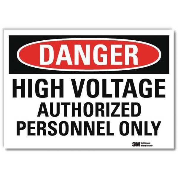 Lyle Danger Sign, 14x10 In., English, U1-1027-RD_14X10 - U1-1027-RD_14X10