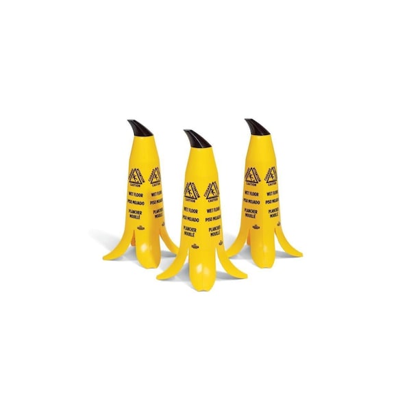 Wet Floor Sign Wet Floor Sign, 24 in Height, 11 in Width, Plastic - WETFLOOR