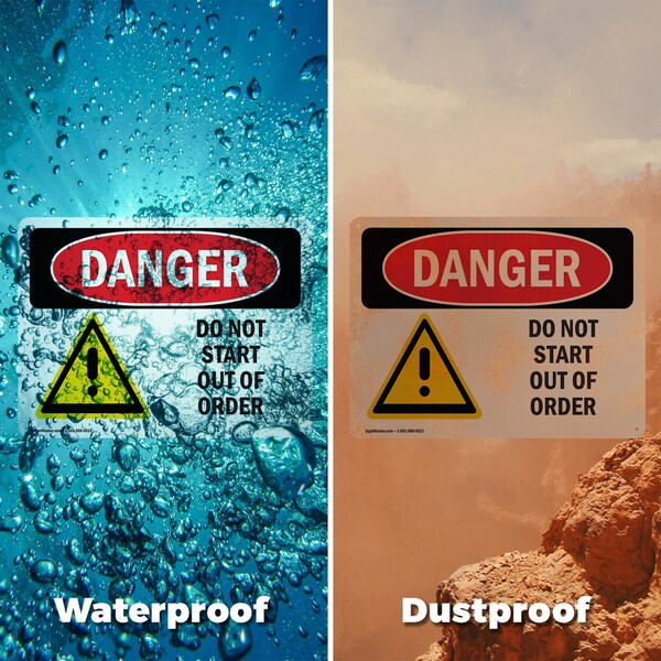 Signmission Safety Culture Sign, 10 in Width, Plastic, Rectangle - OS-2PACK-DS-P-710-L-1173