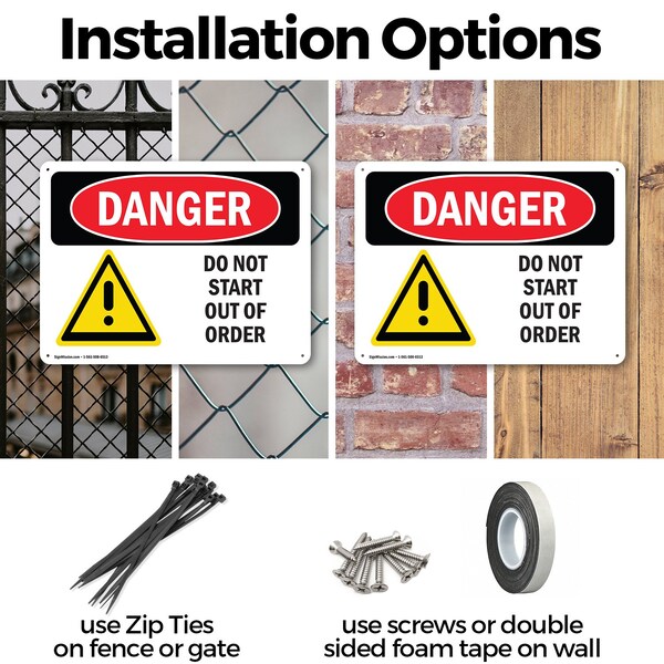 Signmission Safety Culture Sign, 10 in Width, Plastic, Rectangle - OS-2PACK-DS-P-710-L-1173