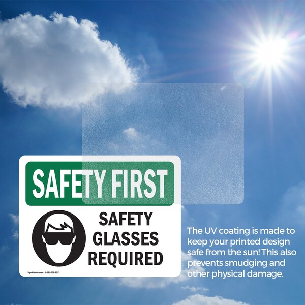 Signmission 3.5 in Height, 5 in Width, Vinyl Decal, Rectangle - OS-2PACK-SF-D-35-L-10935