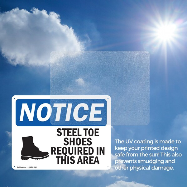 Signmission 10 in Height, 14 in Width, Aluminum, Rectangle - OS-2PACK-NS-A-1014-L-16620