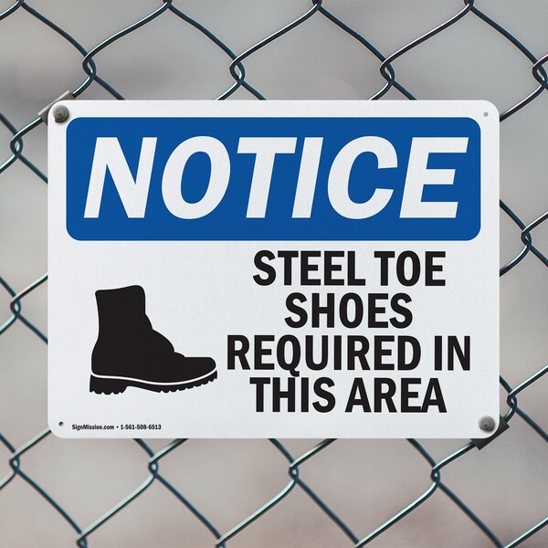 Signmission 10 in Height, 14 in Width, Aluminum, Rectangle - OS-2PACK-NS-A-1014-L-16620