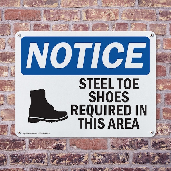 Signmission 10 in Height, 14 in Width, Aluminum, Rectangle - OS-2PACK-NS-A-1014-L-16620