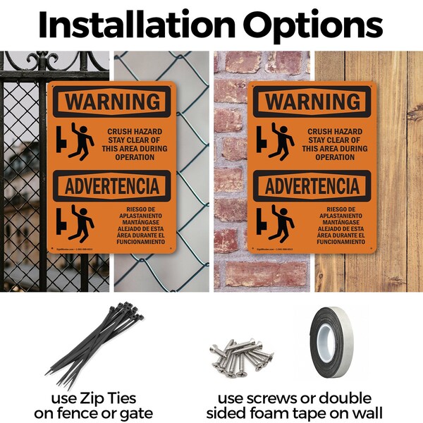 Signmission Safety Culture Sign, 18 in Width, Aluminum, Rectangle, Bilingual - OS-2PACK-WS-A-1824-L-12537