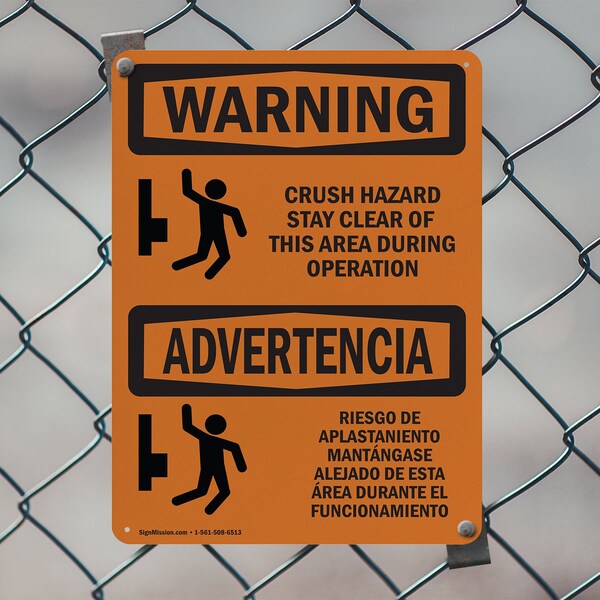 Signmission Safety Culture Sign, 18 in Width, Aluminum, Rectangle, Bilingual - OS-2PACK-WS-A-1824-L-12537