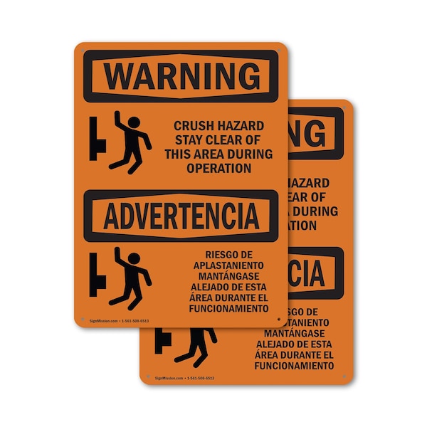 Signmission Safety Culture Sign, 18 in Width, Aluminum, Rectangle, Bilingual - OS-2PACK-WS-A-1824-L-12537