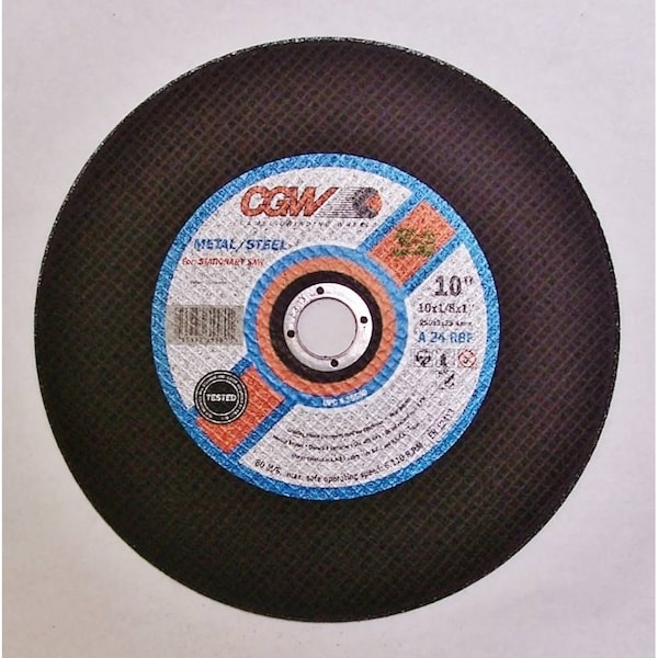 A-Prime 4in x 1/8in x 3/8 T1 A24-R-B Cut-Off Wheel, 25PK - 11101
