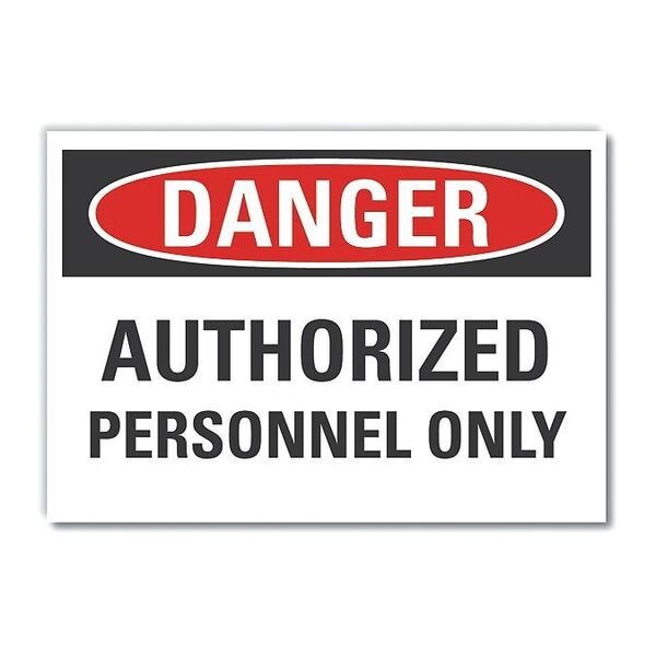 Lyle Decal Danger Authorized, 14"x10" - LCU4-0484-ND_14X10