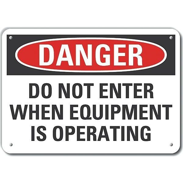 Lyle Decal, Danger Do Not Enter, 14 x 10", LCU4-0584-NA_14X10 - LCU4-0584-NA_14X10