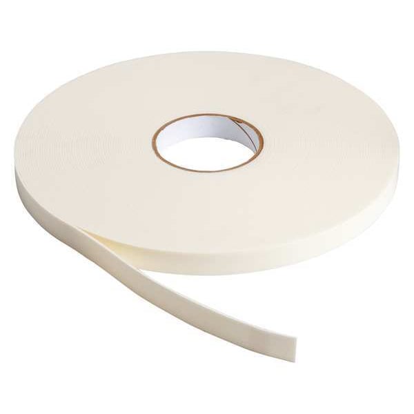 Brady Double Sided Tape, B-156 Foam, 3/4 in., Wht - 78273