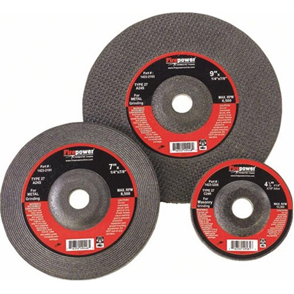 Firepower 1423-2188 Grind. Wheel 4.5 x 0.2 5 x 0.88 in.5P - VCT-1423-2188