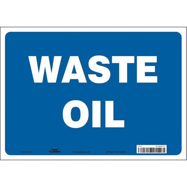 Condor Safety Sign, 10 in Height, 14 in Width, Vinyl, Horizontal Rectangle, English, 470R17 - 470R17