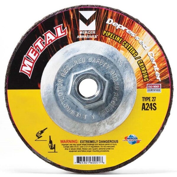 Notch A-Prime 5in x 1/8in x 5/8-11 T27 A30-R-BF Cutting / Notch Wheel, 10PK - 10770