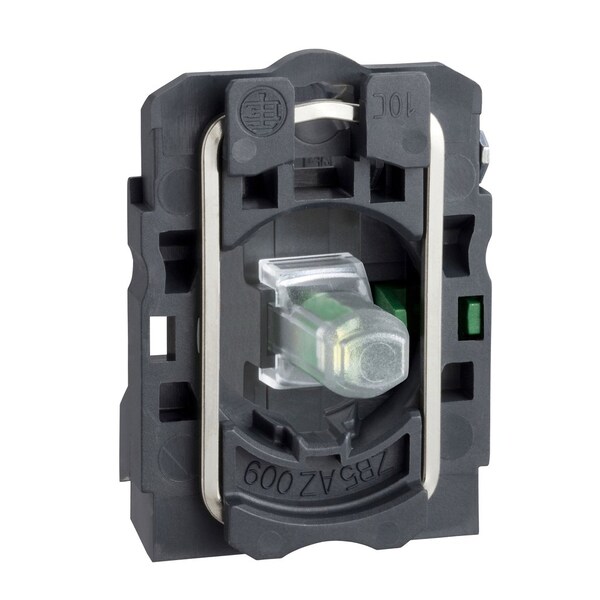 Ensamble completo de cuerpo y contacto y bloque de luz, Harmony XB5, LED universal, 1NC, 230...240V - ZB5AW0M11