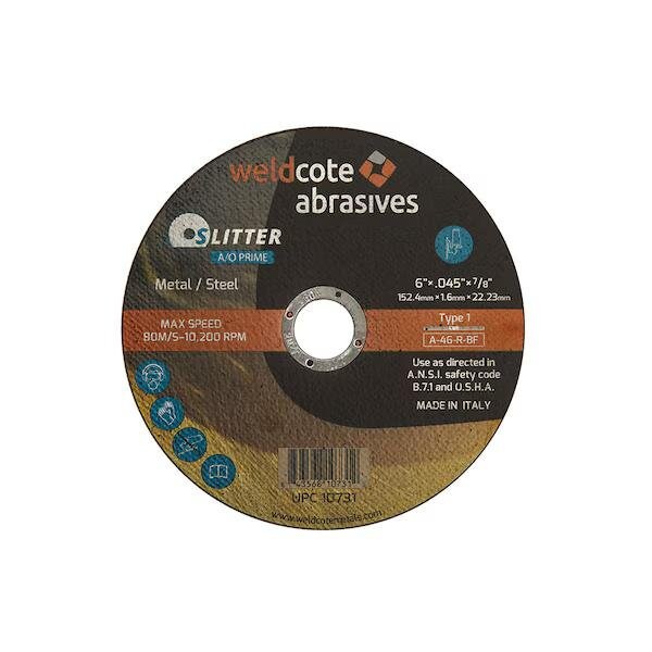 Slitter A-Prime 7in x 1/16in x 7/8 T1 A-46-R-BF Cut-off Wheel, 50PK - 10732