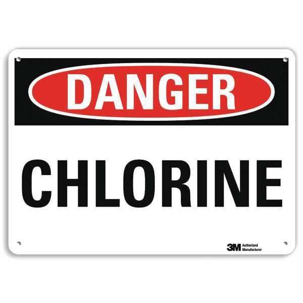 Lyle Danger Sign, 10 in H, 14 in W, Plastic, Horizontal Rectangle, English, U3-1172-NP_14X10 - U3-1172-NP_14X10