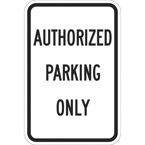 Lyle Authorized Parking Sign, 18" x 12, T1-1177-EG_12x18 - T1-1177-EG_12X18