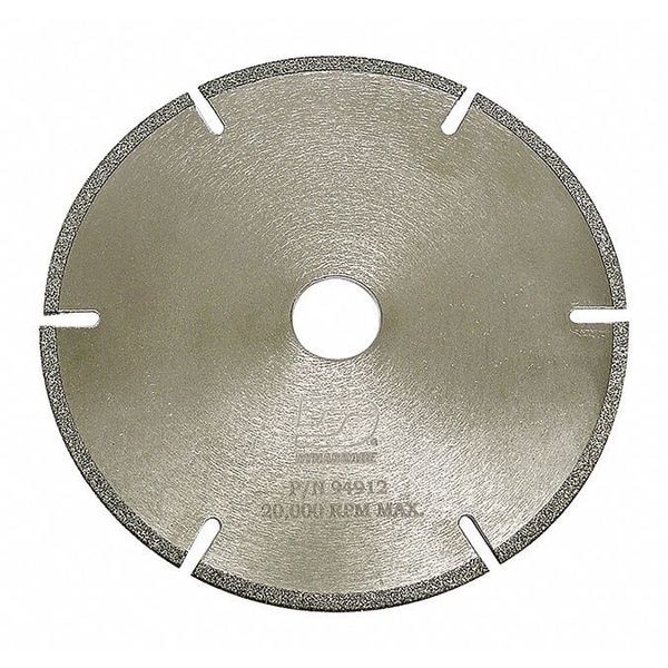 Dynabrade Cut-Off Wheel, 4-1/2"dia.x3/8"40/50G G/S, Gulleted/Slotted, 4-1/2 in Dia, 3/8 in Arbor Hole Size - 94912
