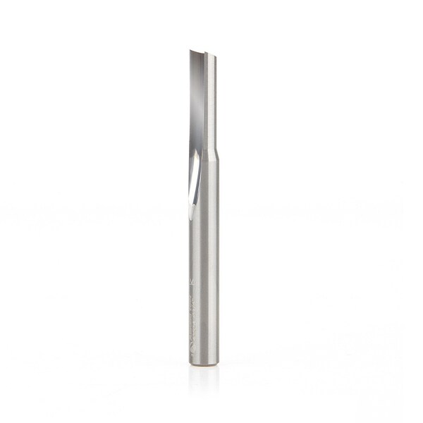 Amana 43534 Spiral O-Single Flute Straight Grind Aluminum Cutting 1/4 D x 3/4 CH x 1/4 Shank x - 43534-AMANA