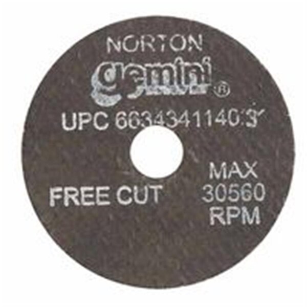 Norton Co Type 01 Gemini Small Dia. Cut-Off Wheel- 2 in. Dia.-Coarse - 547-66243411403