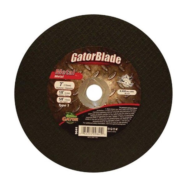 Gator Grit 9641 7 x 012 x 063 in Metal Cutoff Wheel - 2463867