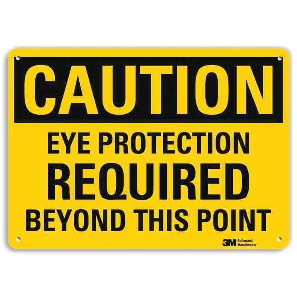 Lyle Safety Sign, 10 in Height, 14 in Width, Aluminum, Horizontal Rectangle, English - U4-1286-RA_14X10