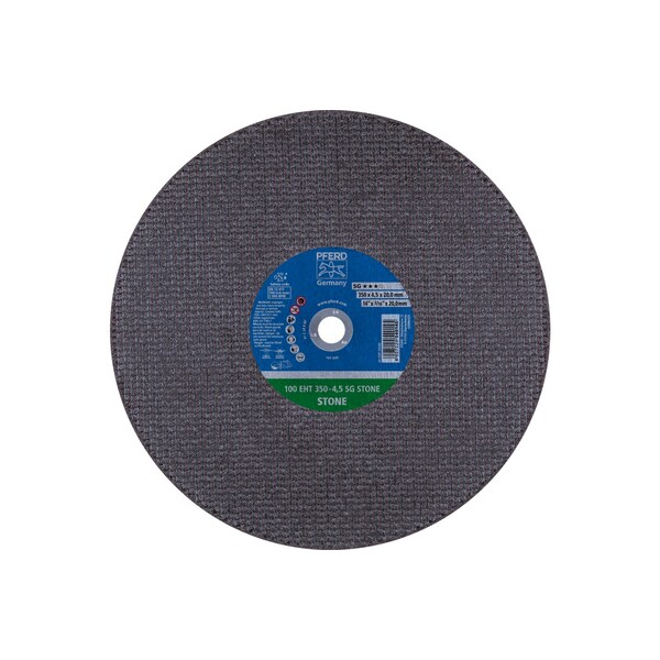 Pferd 14 in Dia, 3/16 in Thick, 20 mm Arbor Hole Size, 24 Grit, Performance Line SG-ELASTIC Series - 64236