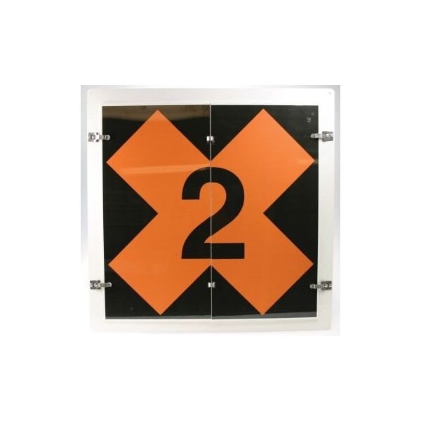 Accuform MILITARY FIRE DIVISION FLIP PLACARD MPG204 - MPG204