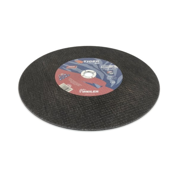 Weiler 14 in Dia, 3/32 in Thick, Aluminum Oxide, 36 Grit - 57086