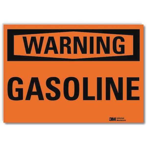 Lyle Warning Sign, 10 in H, 14 in W, Horizontal Rectangle, English, U6-1096-RD_14X10 - U6-1096-RD_14X10