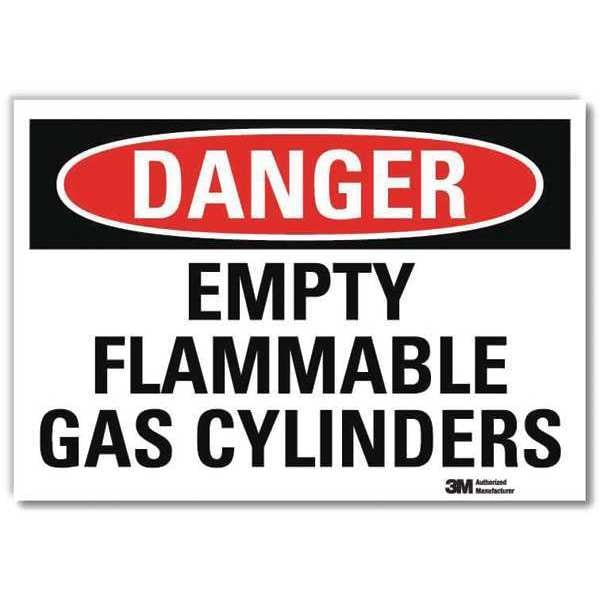 Lyle Danger Sign, 7 in H, 10 in W, Vertical Rectangle, English, U3-1423-RD_10X7 - U3-1423-RD_10X7