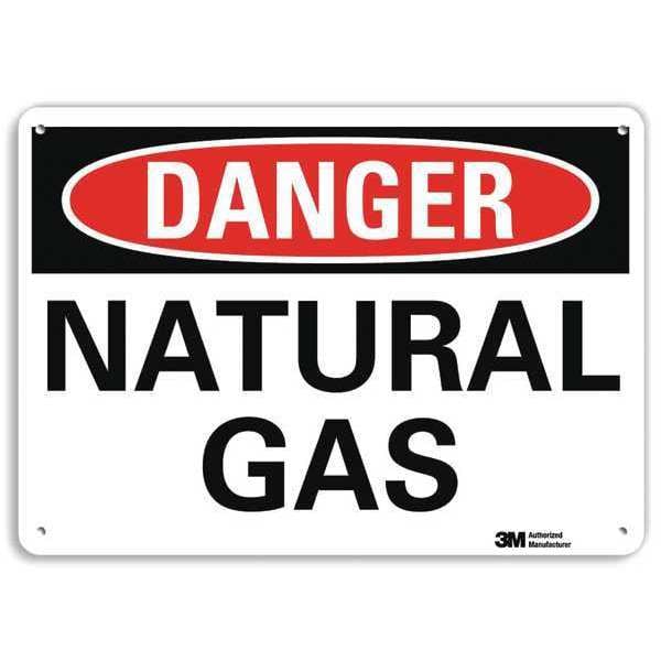 Lyle Danger Sign, 10 in H, 14 in W, Vertical Rectangle, English, U3-1807-RA_14X10 - U3-1807-RA_14X10