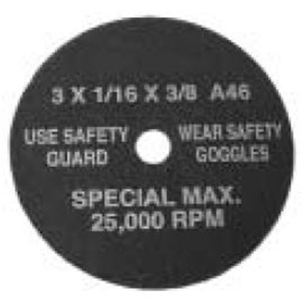 S&G Tool Aid S & G Tool Aid Cutoff Wheels 3 x 1-32 x .38 Hardness T - 100-pk - S&99417