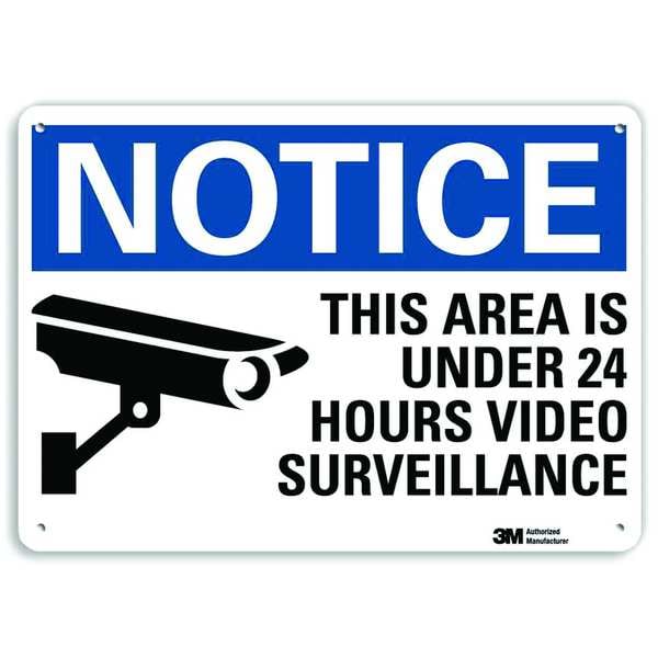 Lyle Notice Sign, 7x10 In., English, U1-1002-RA_10X7 - U1-1002-RA_10X7